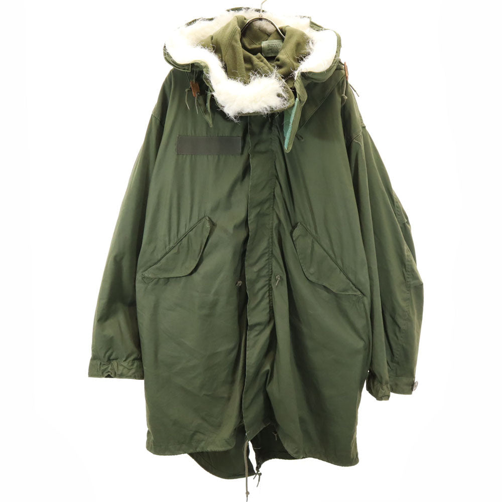US ARMY 80s M-65 Mods Field Jacket Khaki Liner Size M