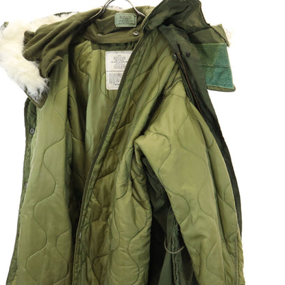 US ARMY 80s M-65 Mods Field Jacket Khaki Liner Size M