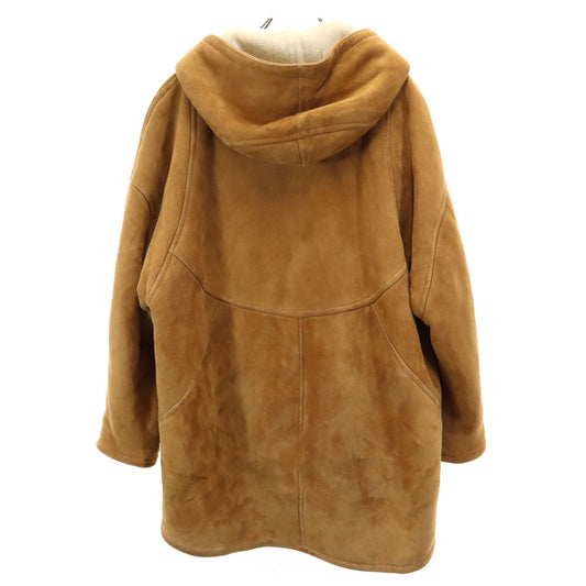 Shearling 80s Vintage Shearling Coat Brown Size 46