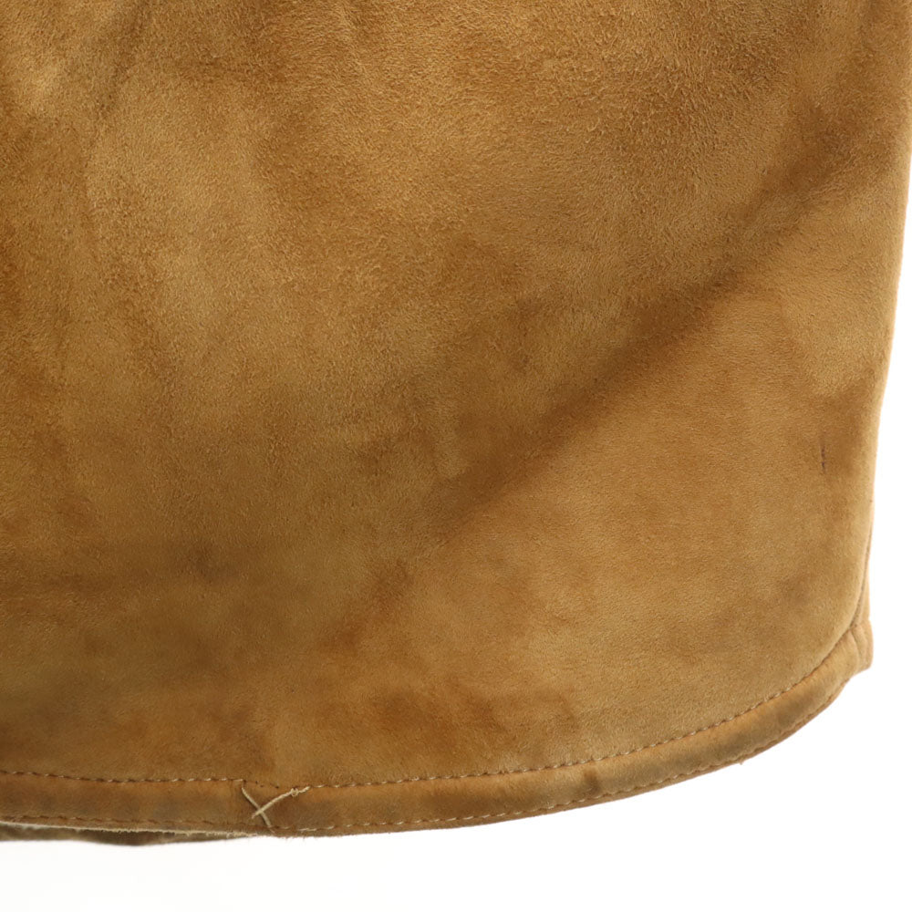 Shearling 80s Vintage Shearling Coat Brown Size 46
