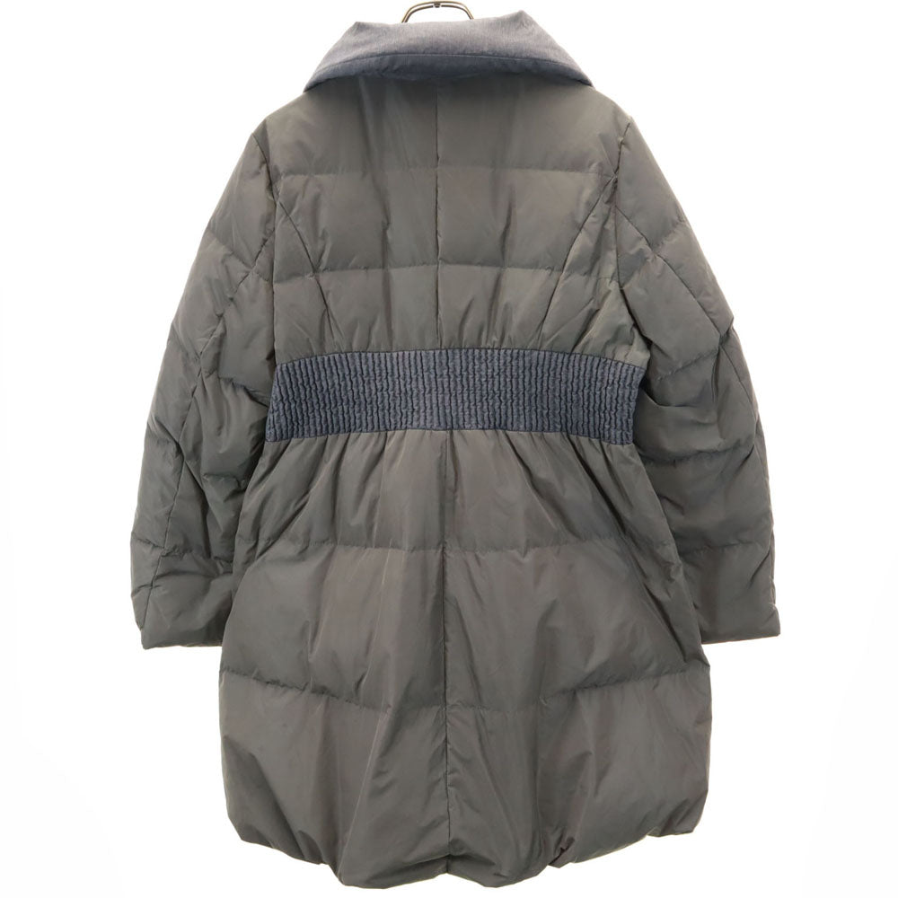 BALMAIN Gray Down Jacket Size L