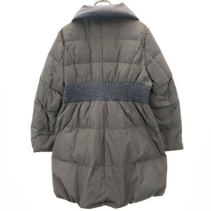 BALMAIN Gray Down Jacket Size L