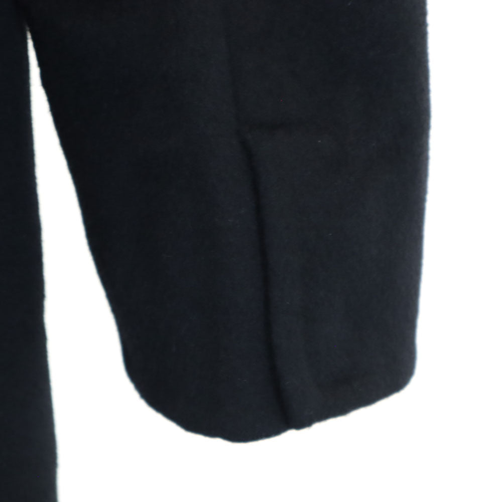 PRADA Long Sleeve Wool Coat Black Size 38