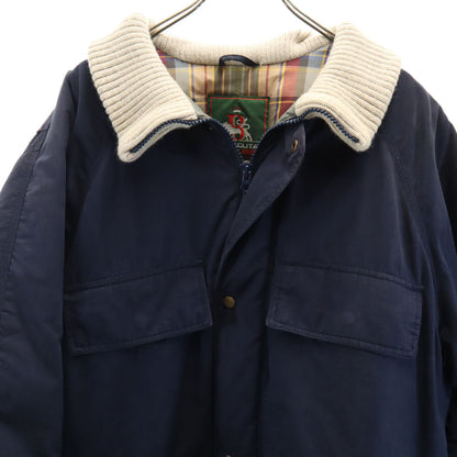 BARACUTA 90s Green Label Down Coat Navy Size L