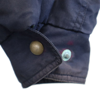 BARACUTA 90s Green Label Down Coat Navy Size L