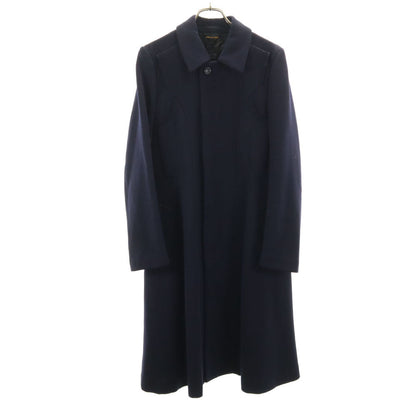COMME des GARCONS 00s Stand Collar Fly Coat Blue Size S