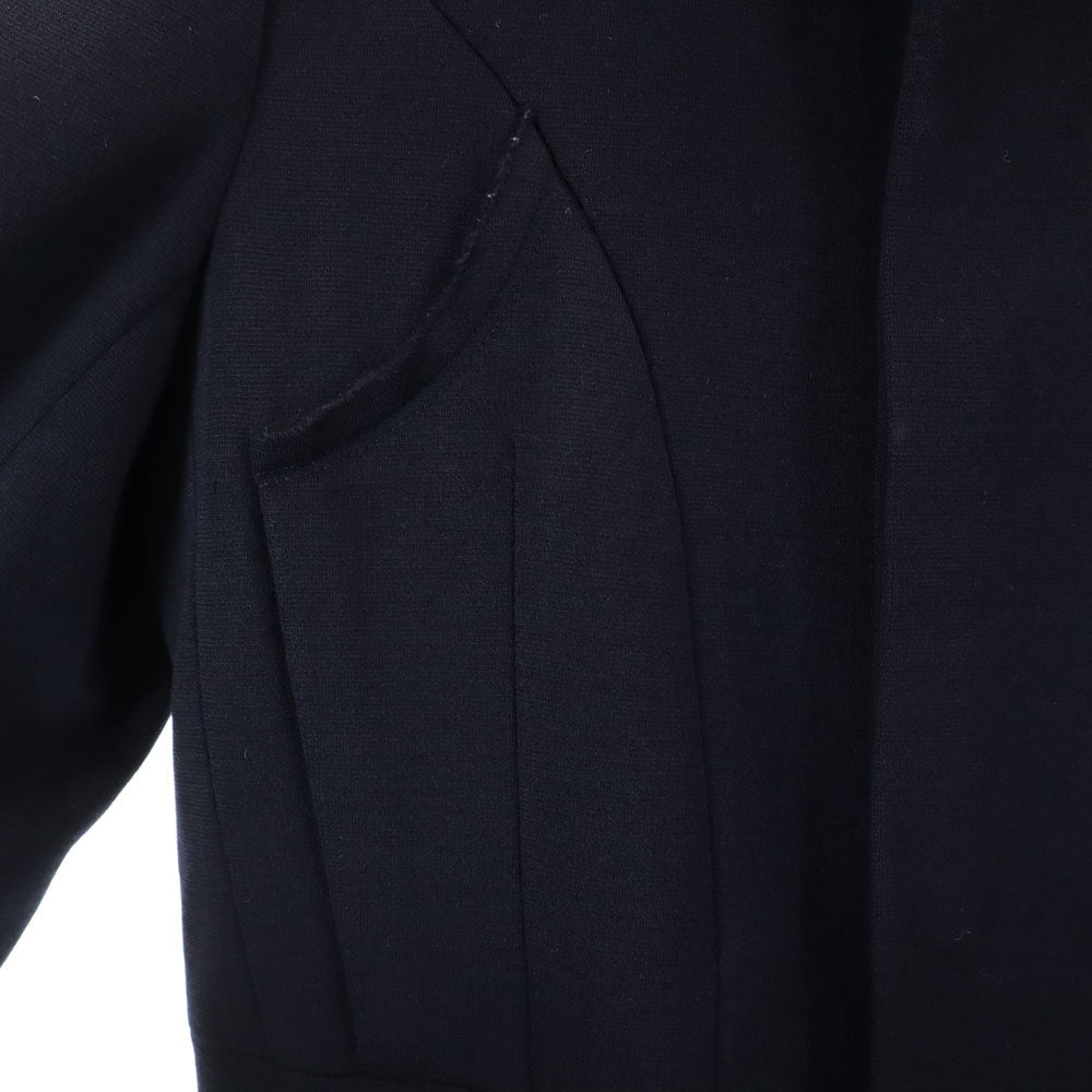 COMME des GARCONS 00s Stand Collar Fly Coat Blue Size S