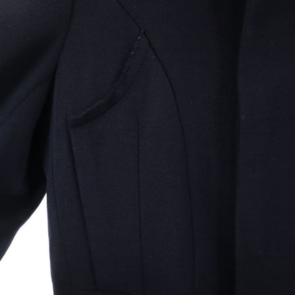 COMME des GARCONS 00s Stand Collar Fly Coat Blue Size S
