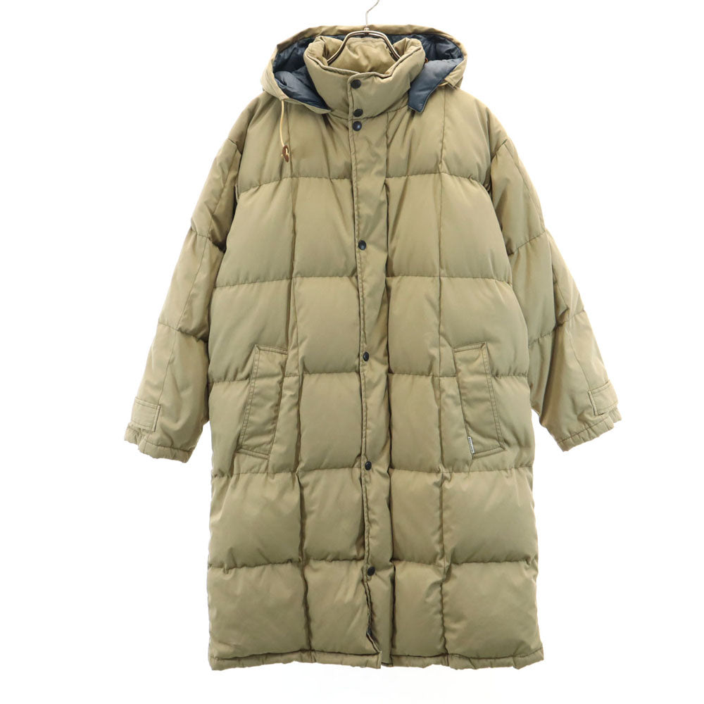 THE NORTH FACE Hooded Outdoor Down Coat Beige Size M