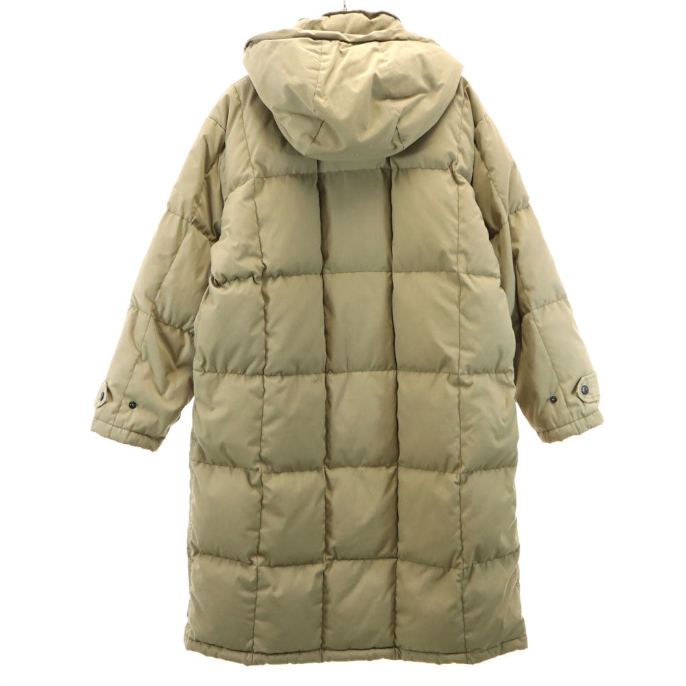 THE NORTH FACE Hooded Outdoor Down Coat Beige Size M
