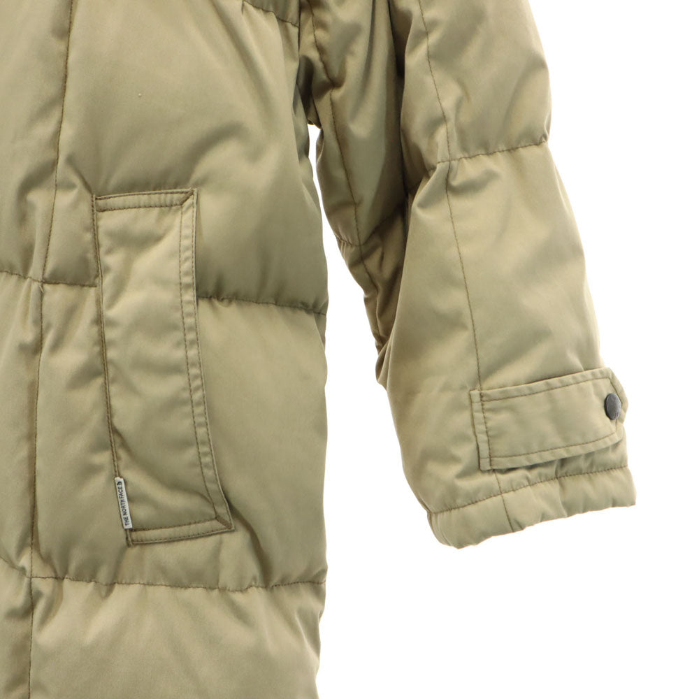 THE NORTH FACE Hooded Outdoor Down Coat Beige Size M