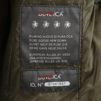 DUVETICA Down Coat Green Size 46