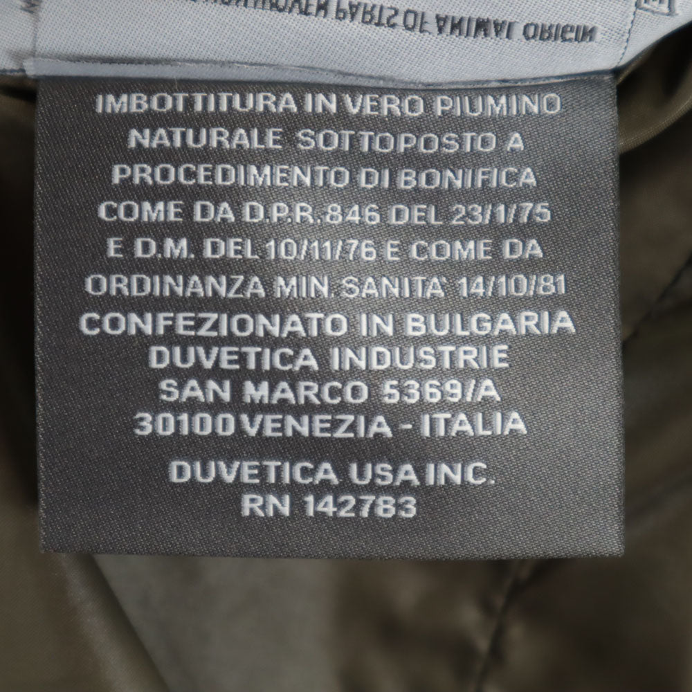 DUVETICA Down Coat Green Size 46