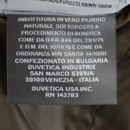 DUVETICA Down Coat Green Size 46
