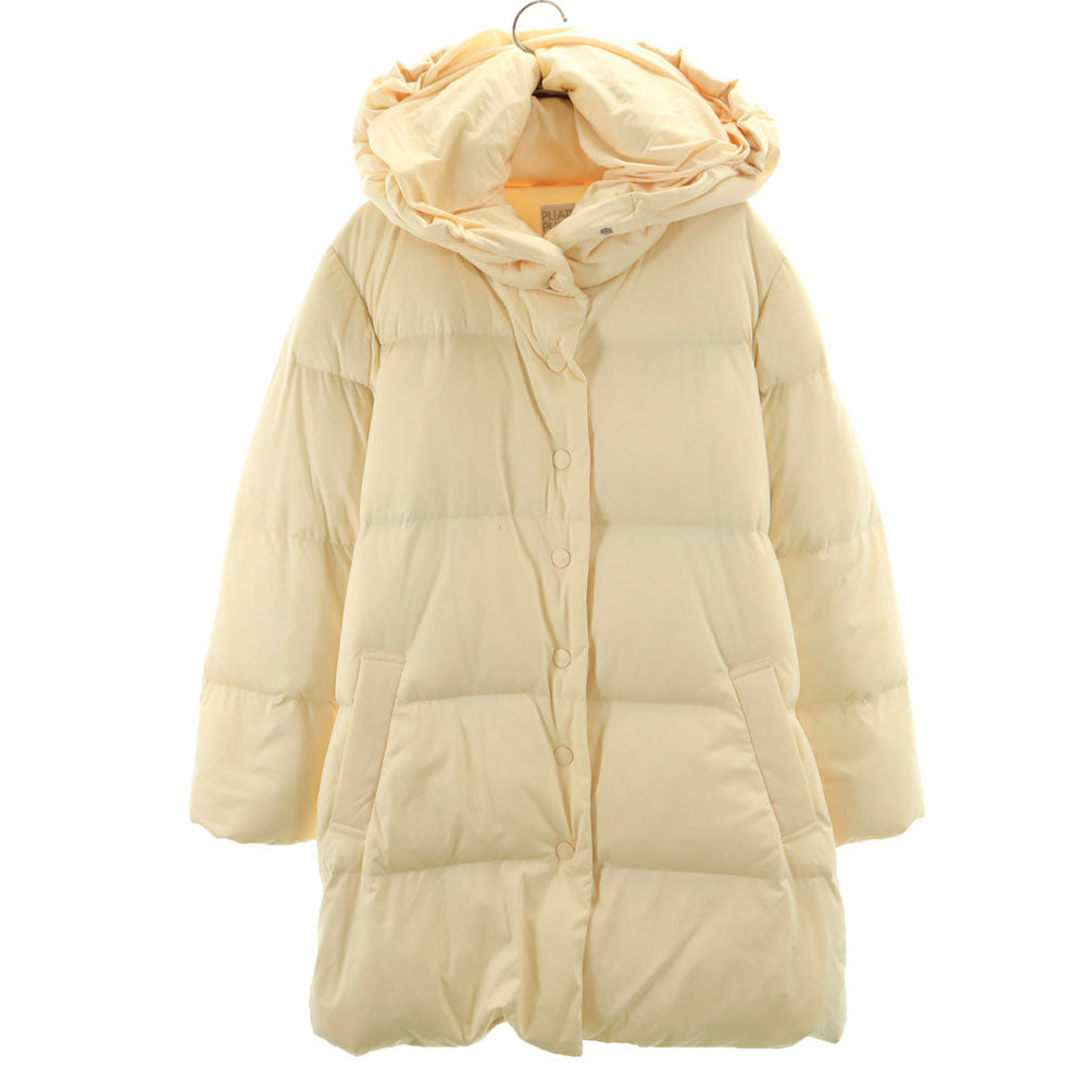 PLEATS PLEASE Issey Miyake Down Coat Beige Size JP 3