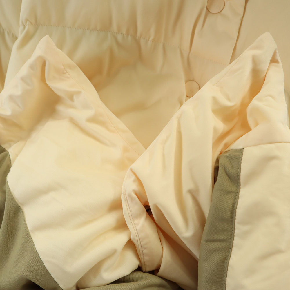 PLEATS PLEASE Issey Miyake Down Coat Beige Size JP 3