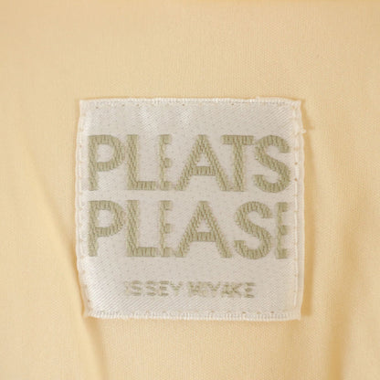 PLEATS PLEASE Issey Miyake Down Coat Beige Size JP 3