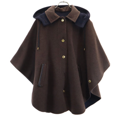 LOUIS VUITTON Brown Poncho
