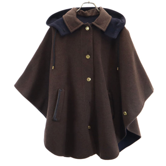 LOUIS VUITTON Brown Poncho