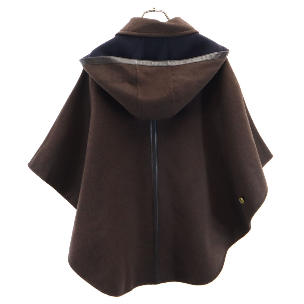 LOUIS VUITTON Brown Poncho