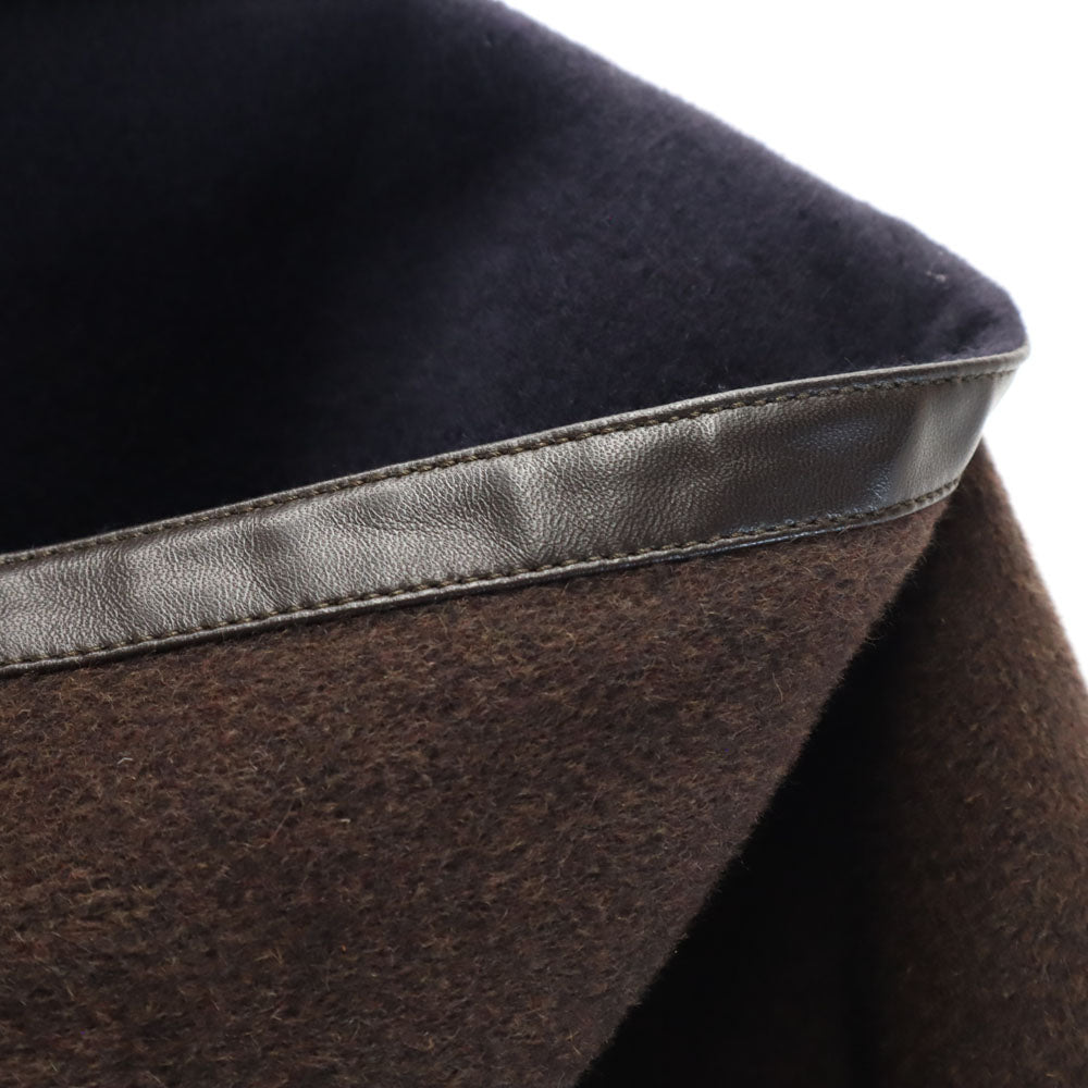 LOUIS VUITTON Brown Poncho