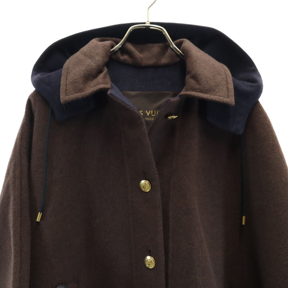 LOUIS VUITTON Brown Poncho