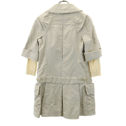 LOUIS VUITTON Trench Coat Beige Size 36