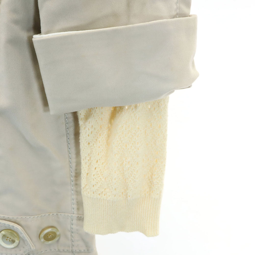 LOUIS VUITTON Trench Coat Beige Size 36