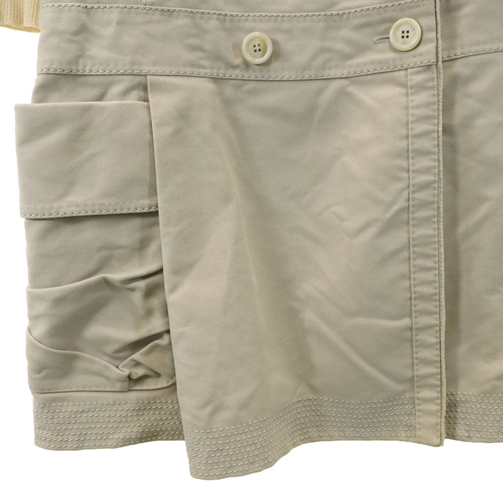 LOUIS VUITTON Trench Coat Beige Size 36