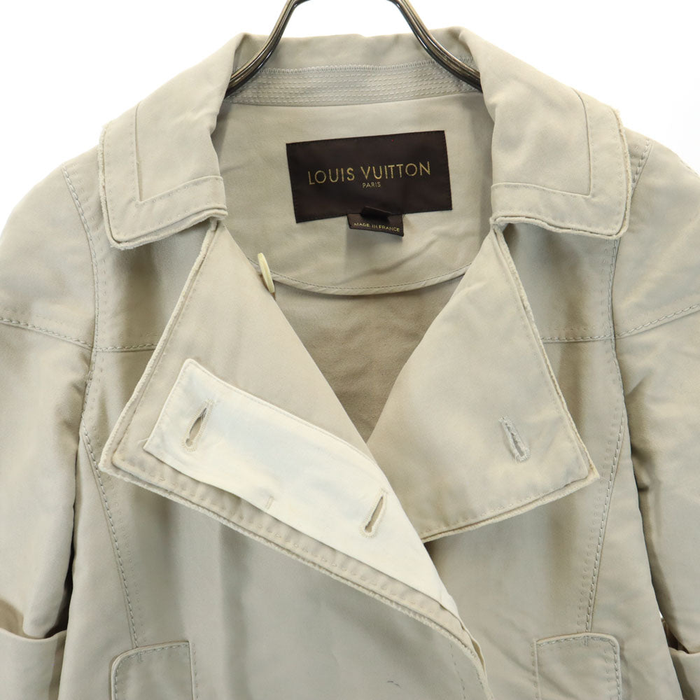 LOUIS VUITTON Trench Coat Beige Size 36
