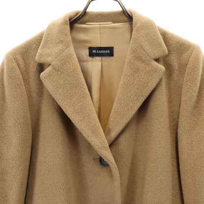 JIL SANDER Camel Hair Chesterfield Coat Size 38