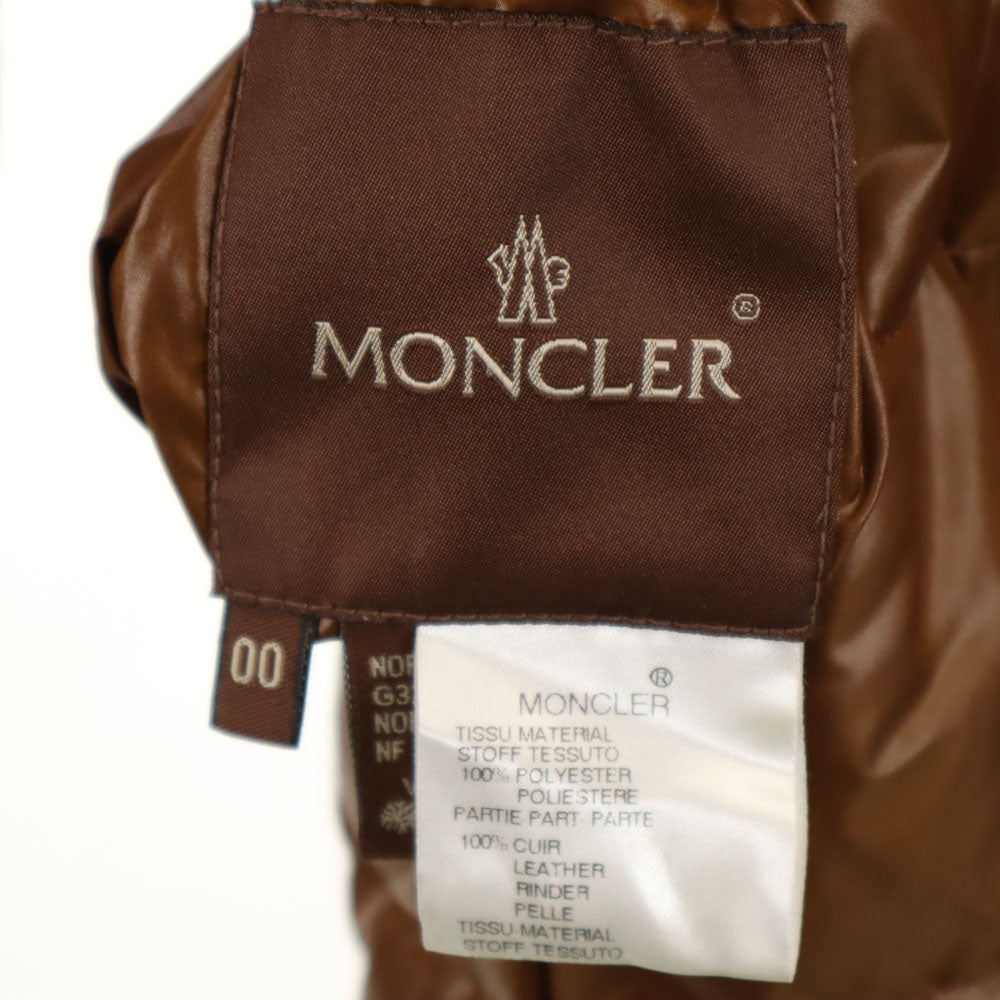 MONCLER Reversible Black Down Coat Size 0 0
