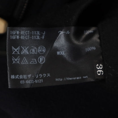 THE RERACS Japan Made Melton Duffle Coat Navy Size 36