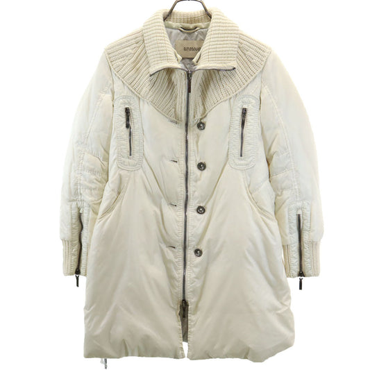 Ermanno Scervino Down Coat Ivory