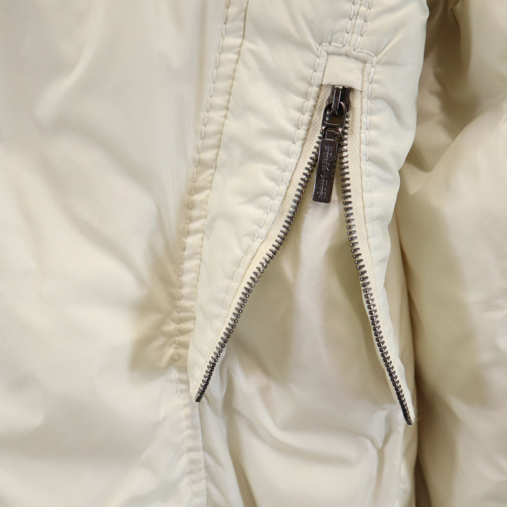 Ermanno Scervino Down Coat Ivory