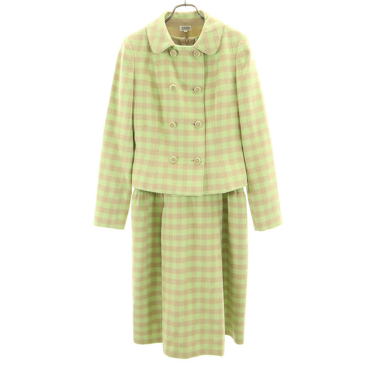 FOXEY Cashmere Sleeveless Ensemble Dress Green Size 42