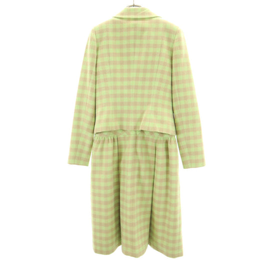 FOXEY Cashmere Sleeveless Ensemble Dress Green Size 42