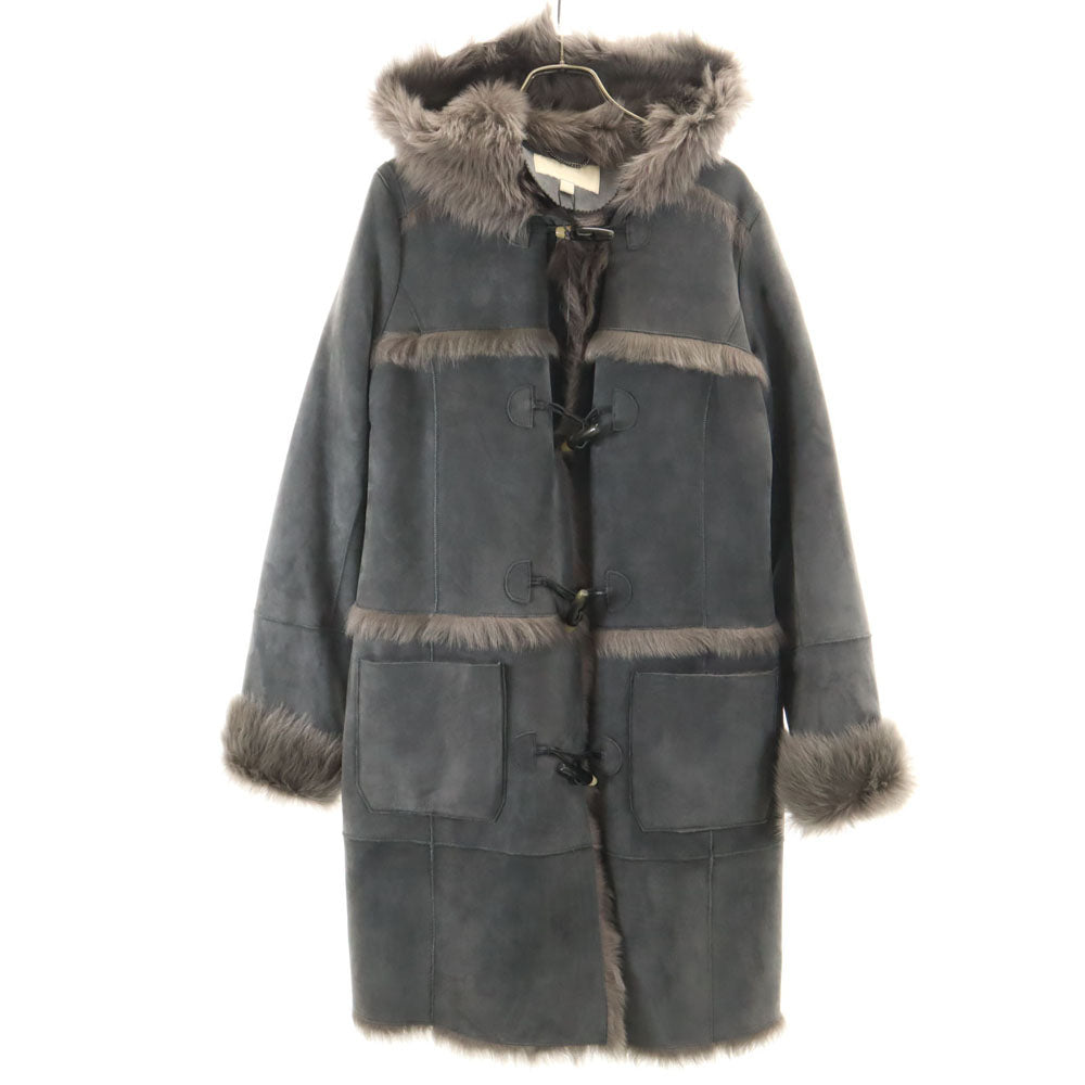Banana Republic Gray Real Fur Shearling Coat Size S