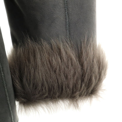 Banana Republic Gray Real Fur Shearling Coat Size S