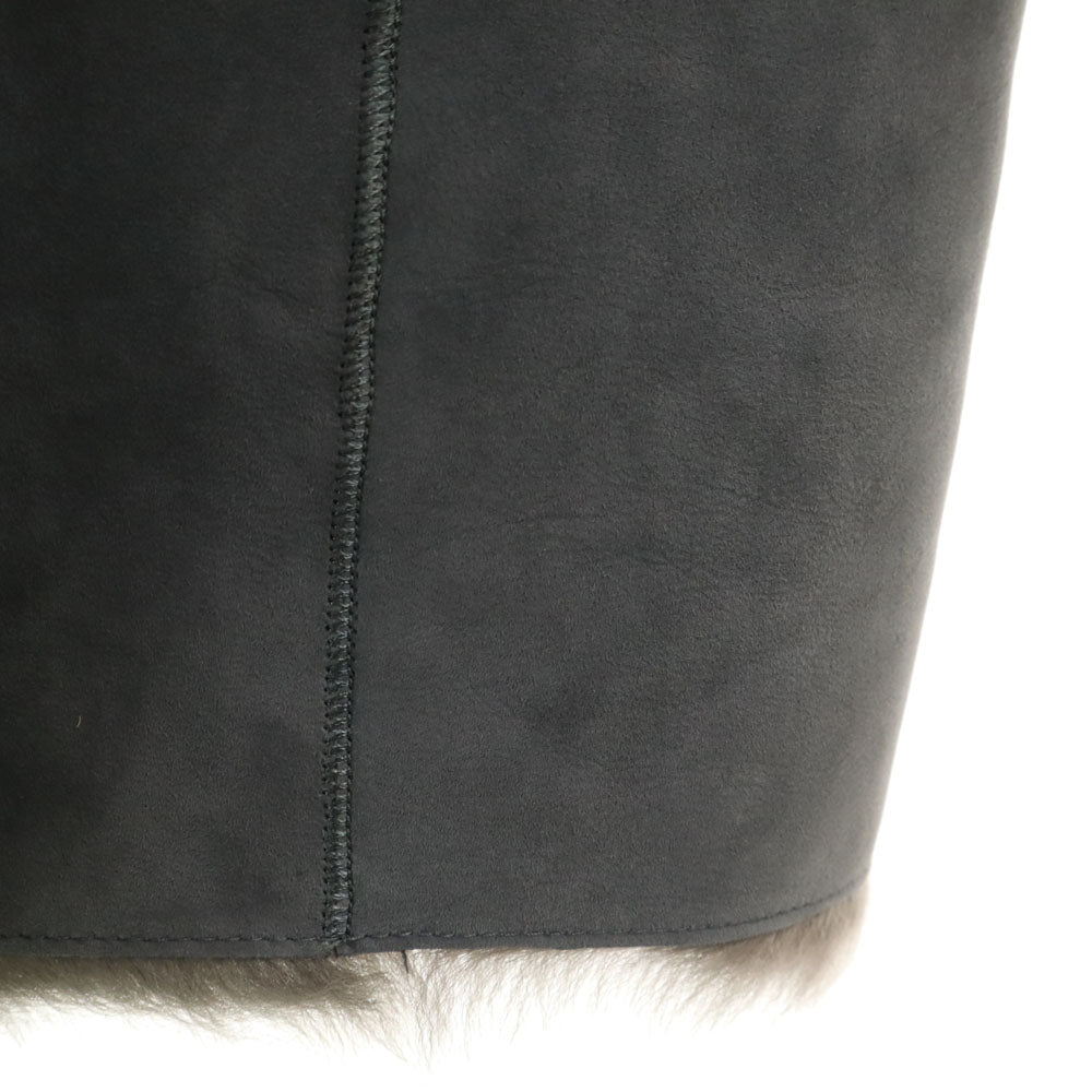 Banana Republic Gray Real Fur Shearling Coat Size S