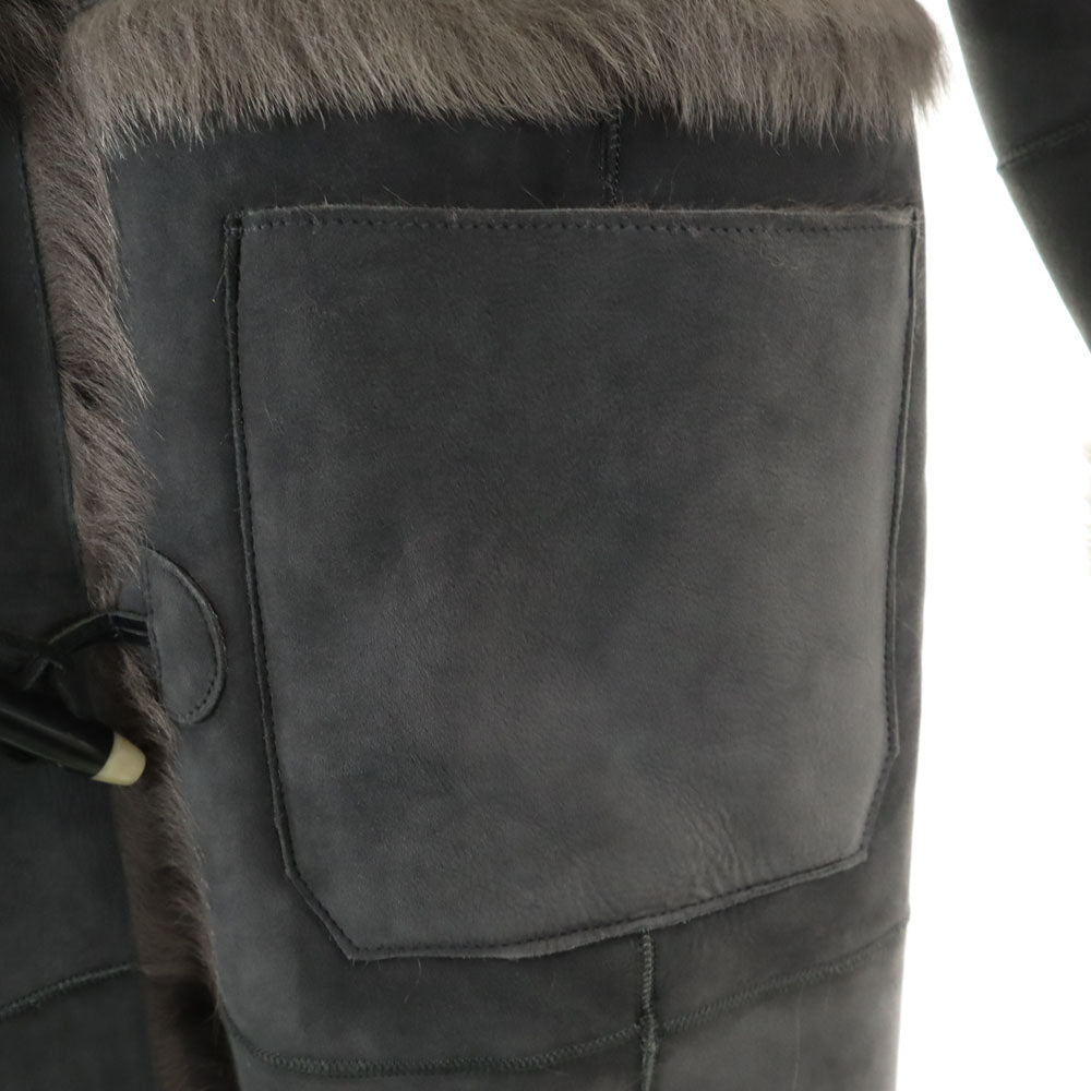 Banana Republic Gray Real Fur Shearling Coat Size S