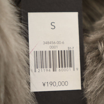 Banana Republic Gray Real Fur Shearling Coat Size S