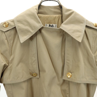 CELINE 90s Vintage French Trench Coat Beige Size 36