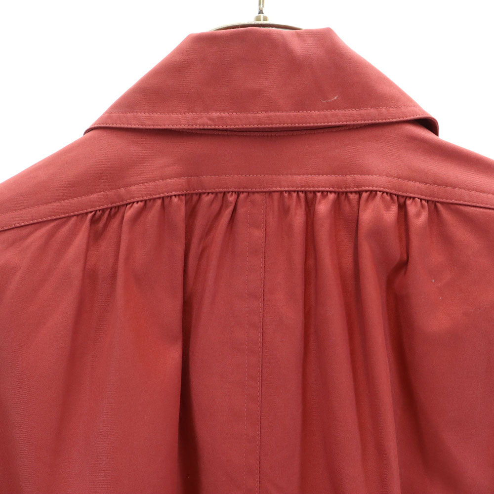 YVES SAINT LAURENT 80s 90s Balmacaan Coat Red Size T9