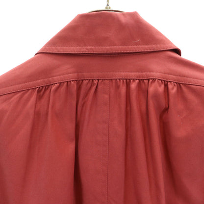 YVES SAINT LAURENT 80s 90s Balmacaan Coat Red Size T9
