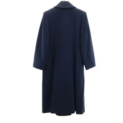 Christian Dior 90s Loro Piana Lamb Wool Coat Navy Size 6