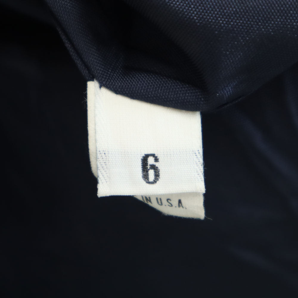 Christian Dior 90s Loro Piana Lamb Wool Coat Navy Size 6
