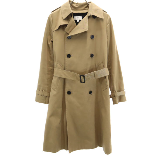 HYKE Beige Trench Coat w/ Wool Liner Size 2