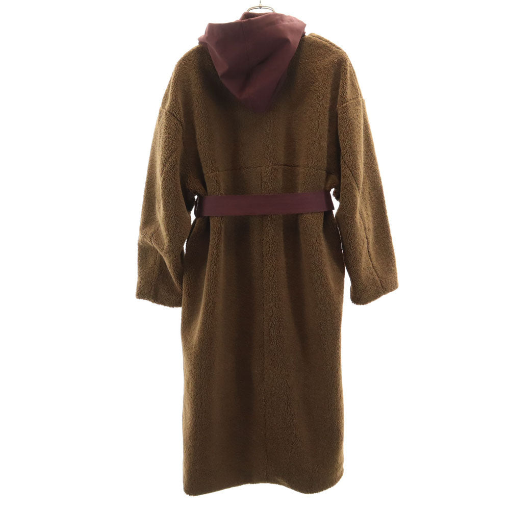 CLANE Layered Boa Coat Brown Size 1