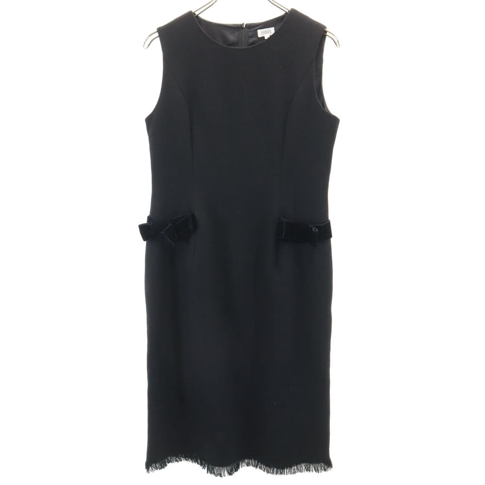 FOXEY Sleeveless Dress Black Size 38